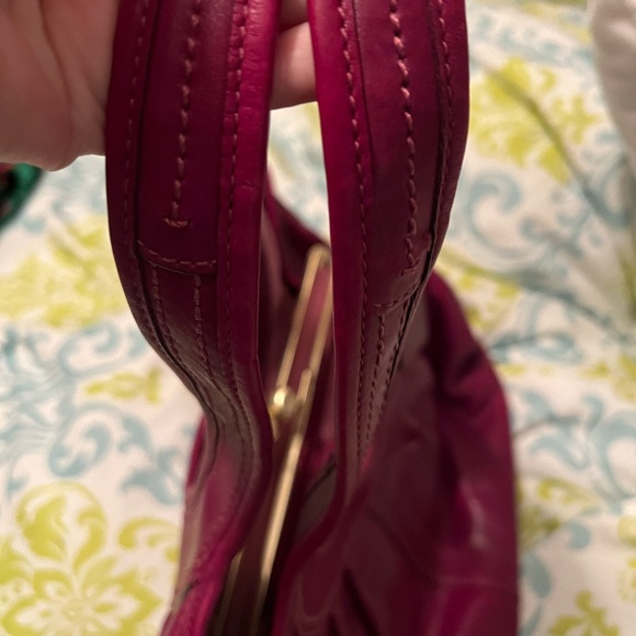 Coach Magenta Leather Ergo Shoulder Bag - Picture 2 of 9